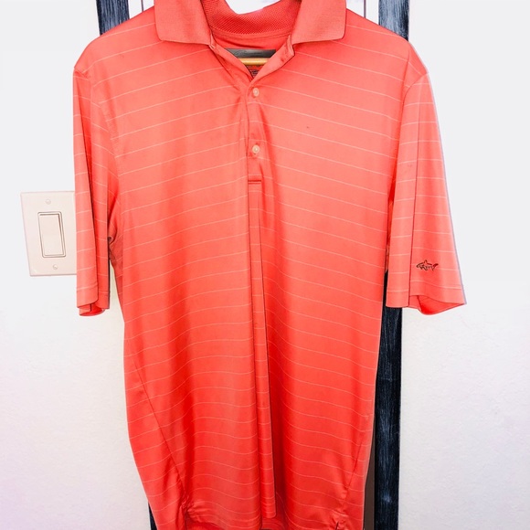 ⭐️Greg Norman golf polo salmon Great condition🏌️ - Picture 3 of 7